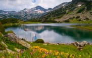 Pirin Mountain Lake in Spring